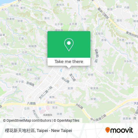 櫻花新天地社區 map