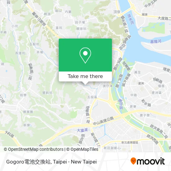 Gogoro電池交換站 map