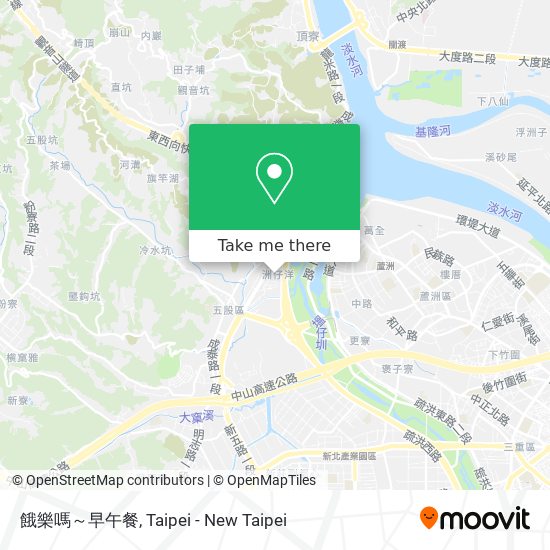 餓樂嗎～早午餐 map