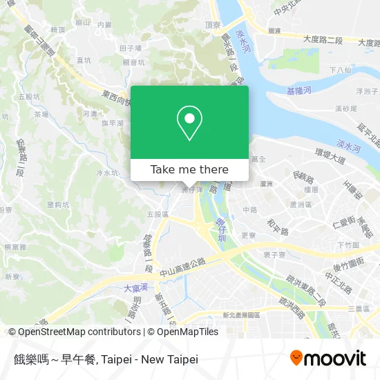 餓樂嗎～早午餐 map