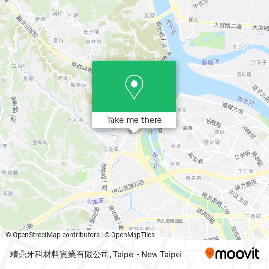 精鼎牙科材料實業有限公司地圖