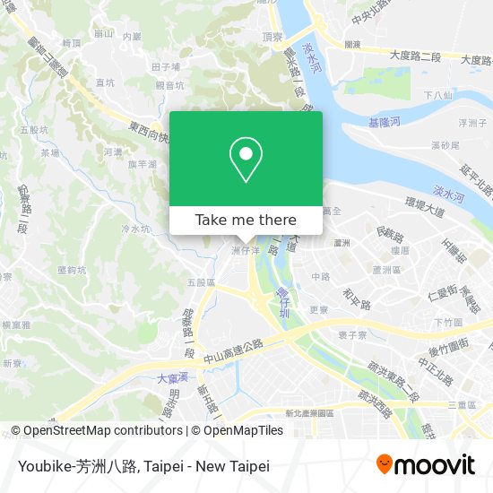Youbike-芳洲八路 map