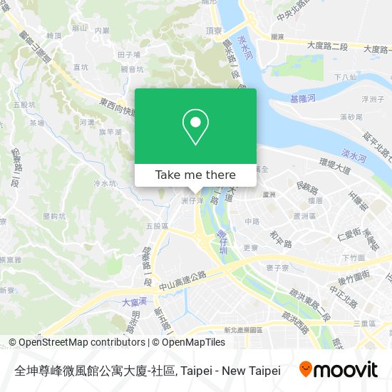 全坤尊峰微風館公寓大廈-社區 map