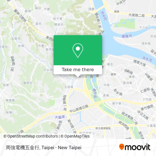 周強電機五金行地圖