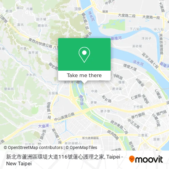 新北市蘆洲區環堤大道116號蓮心護理之家 map