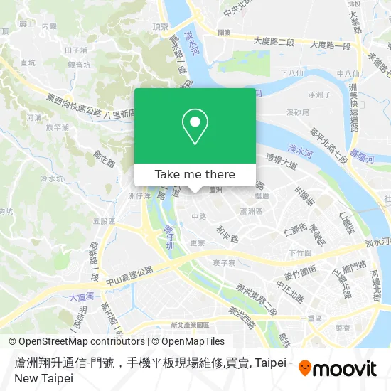 蘆洲翔升通信-門號，手機平板現場維修,買賣 map