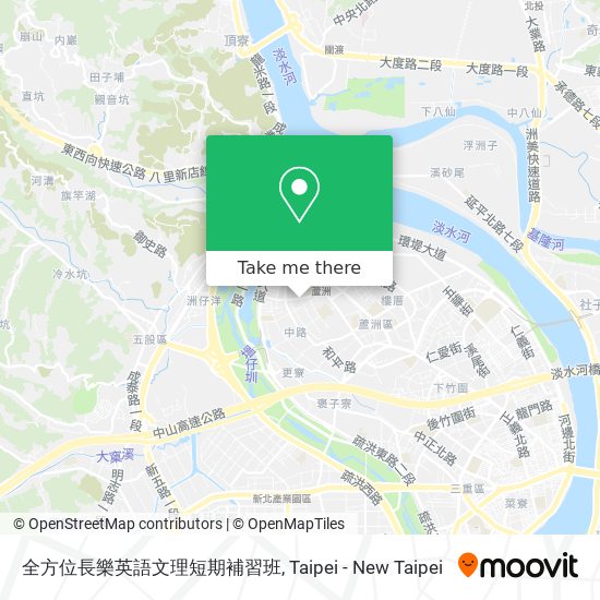 全方位長樂英語文理短期補習班地圖
