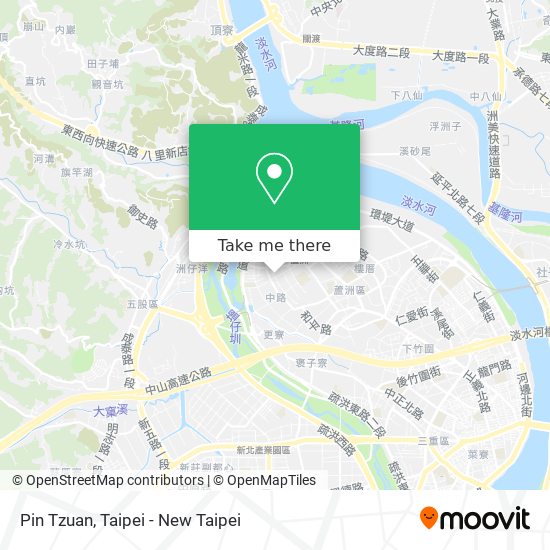 Pin Tzuan map