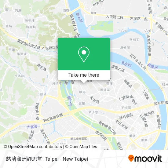慈濟蘆洲靜思堂地圖