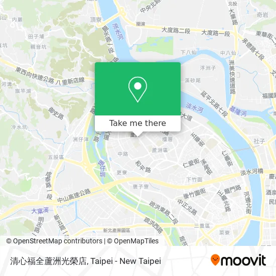 清心福全蘆洲光榮店地圖