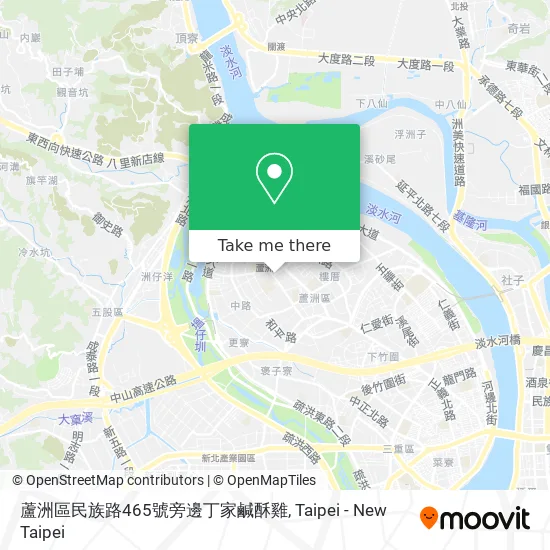 蘆洲區民族路465號旁邊丁家鹹酥雞 map