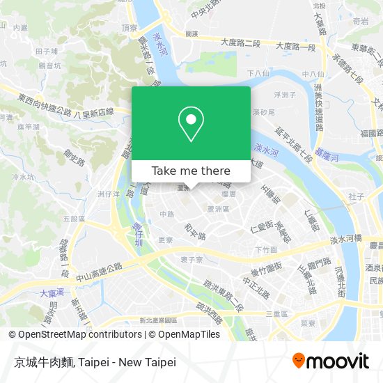 京城牛肉麵 map