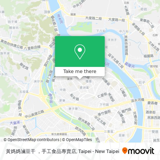 黃媽媽滷豆干 ，手工食品專賣店 map