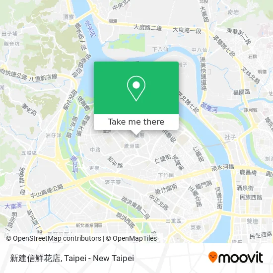 新建信鮮花店 map