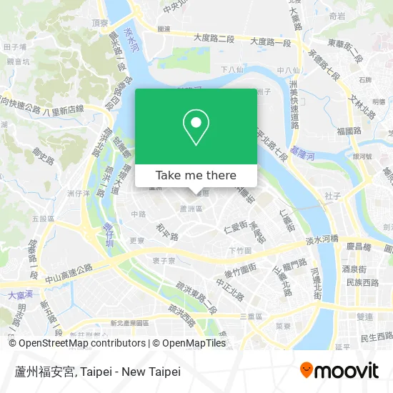 蘆州福安宮 map