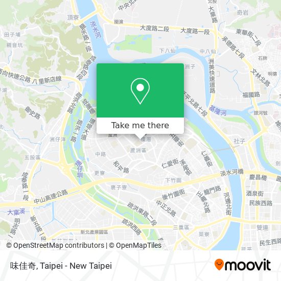 味佳奇 map