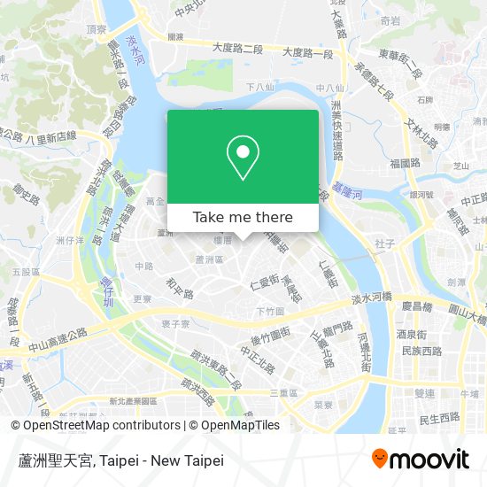 蘆洲聖天宮 map