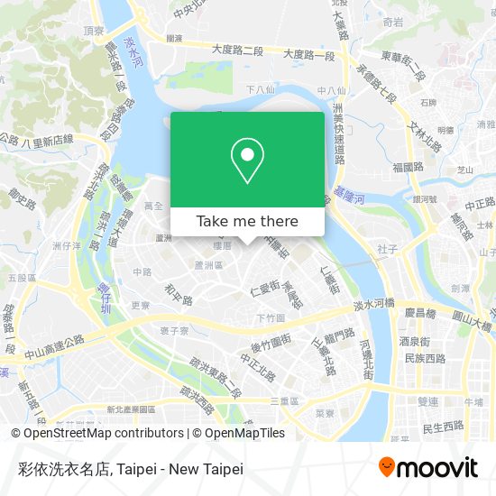 彩依洗衣名店 map