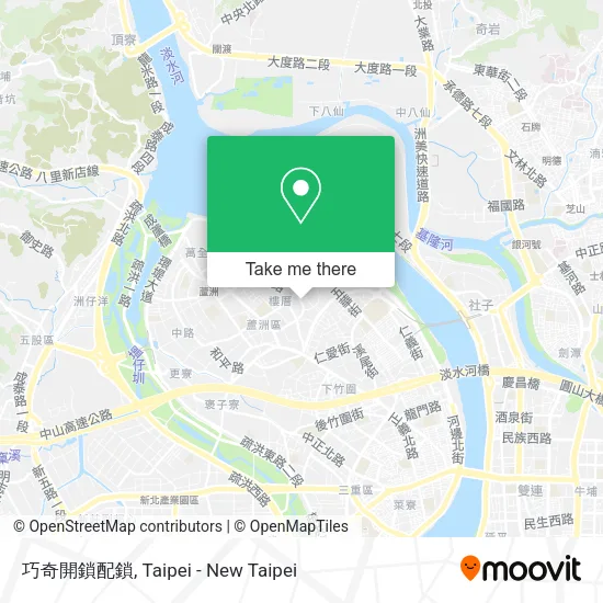 巧奇開鎖配鎖 map