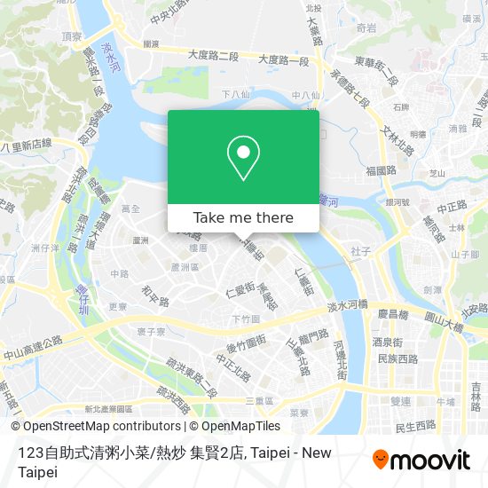 123自助式清粥小菜/熱炒 集賢2店 map