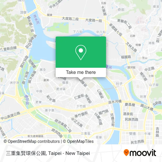 三重集賢環保公園地圖