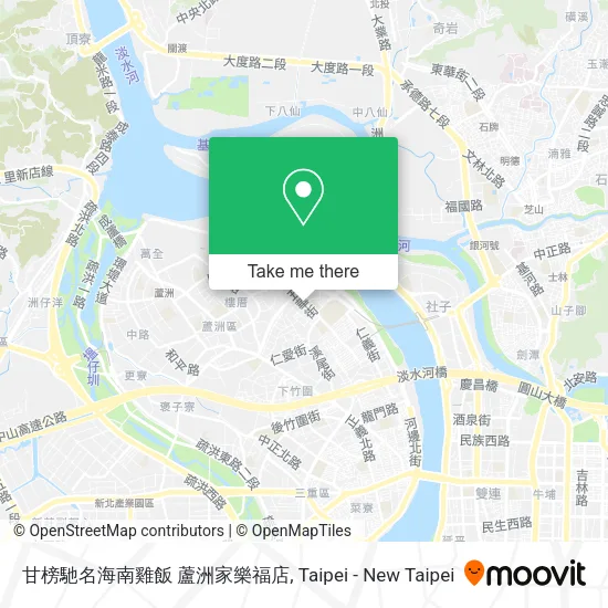 甘榜馳名海南雞飯 蘆洲家樂福店地圖