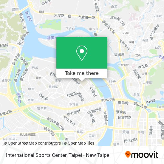 International Sports Center map