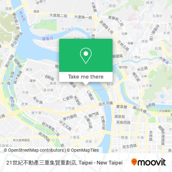 21世紀不動產三重集賢重劃店 map