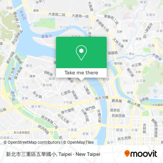 新北市三重區五華國小 map