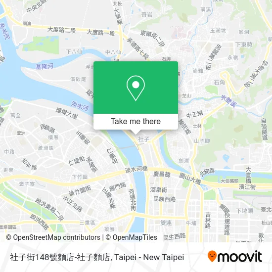 社子街148號麵店-社子麵店地圖