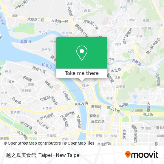 越之鳳美食館 map