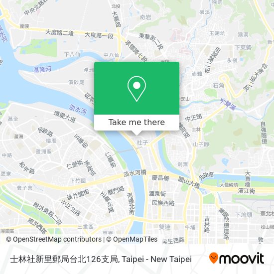 士林社新里郵局台北126支局 map