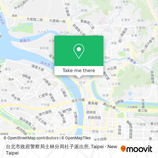 台北市政府警察局士林分局社子派出所 map