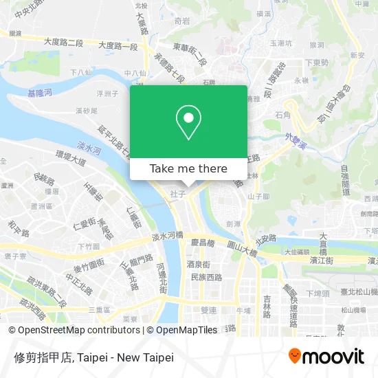 修剪指甲店 map