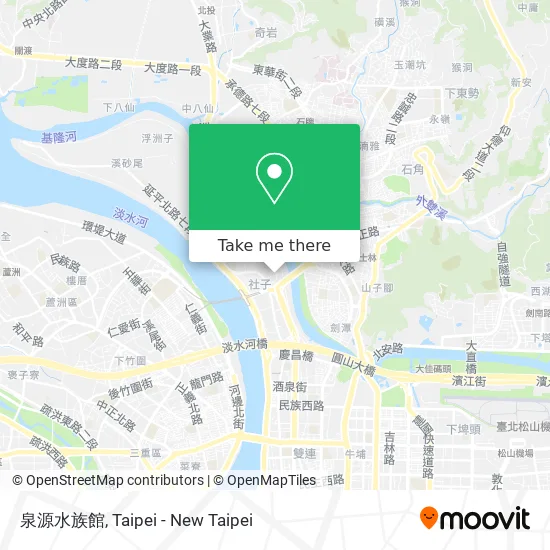 泉源水族館 map