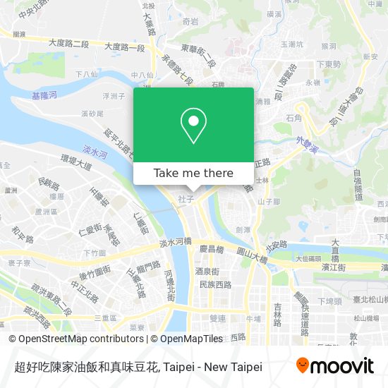 超好吃陳家油飯和真味豆花 map