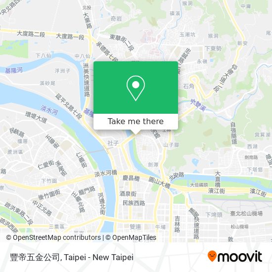豐帝五金公司 map