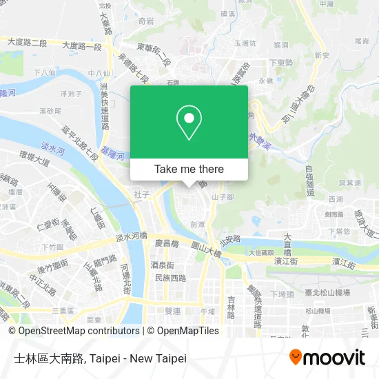 士林區大南路地圖