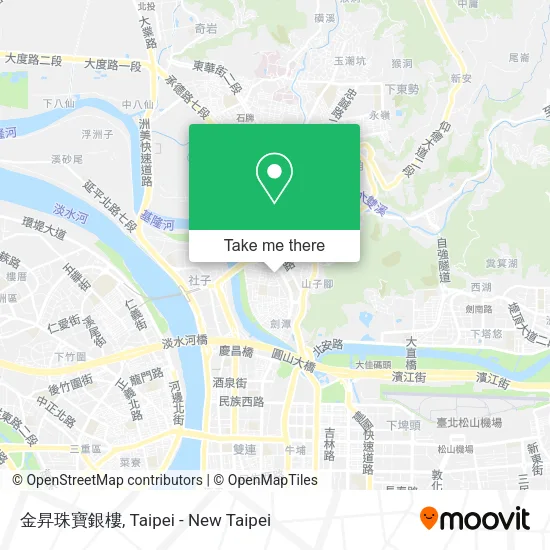 金昇珠寶銀樓地圖