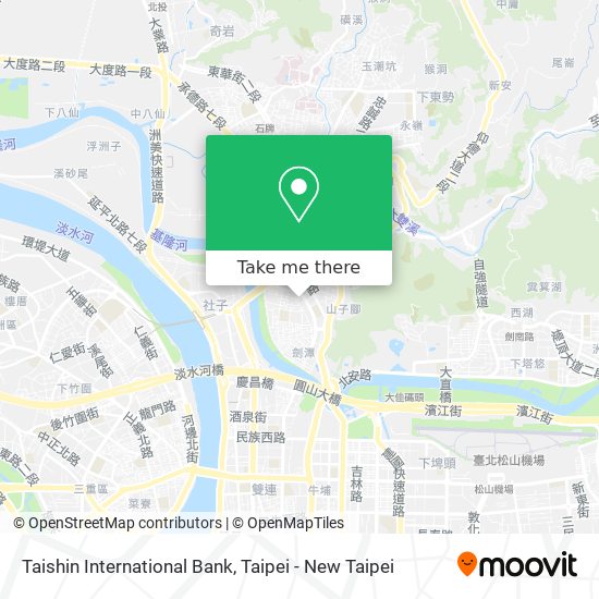 Taishin International Bank map