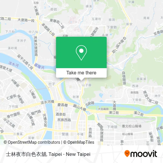 士林夜市白色衣舖 map