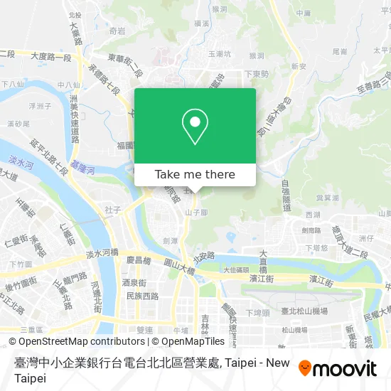 臺灣中小企業銀行台電台北北區營業處 map