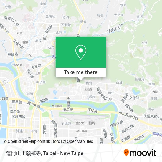 蓮門山正願禪寺地圖