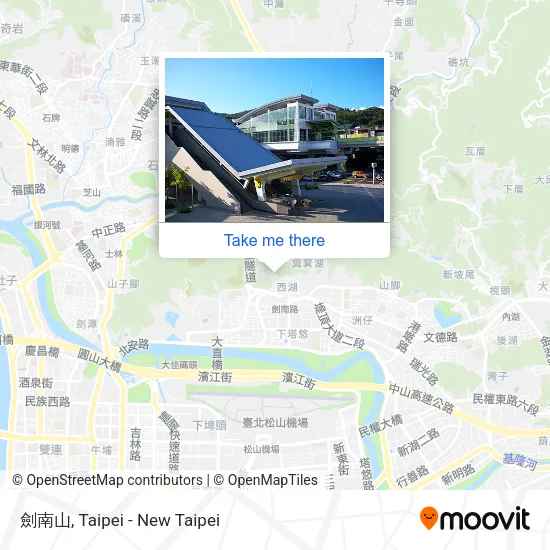 劍南山 map