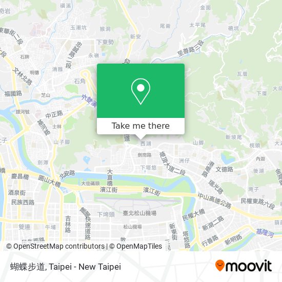 蝴蝶步道 map