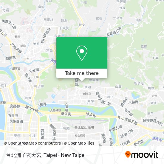 台北洲子玄天宮 map