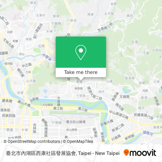 臺北市內湖區西康社區發展協會 map