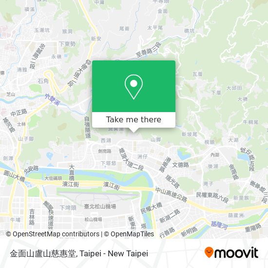 金面山盧山慈惠堂 map