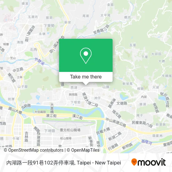 內湖路一段91巷102弄停車場地圖