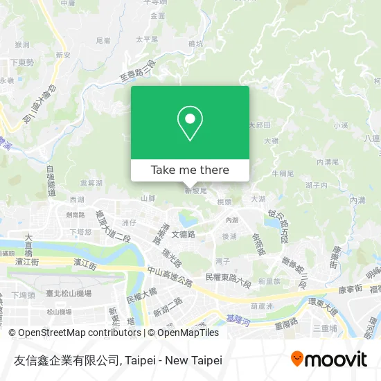 友信鑫企業有限公司地圖